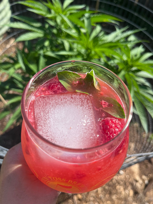 Boozy Berry Lemon Basil Lemonade